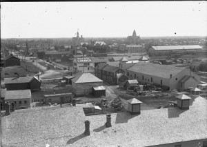 Looking southwest from the Fargo, N.D. Post Office tower, 1898-05