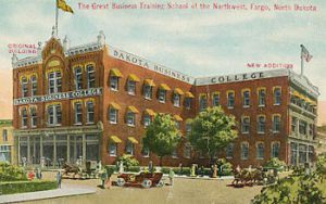 Dakota Business School Postcard